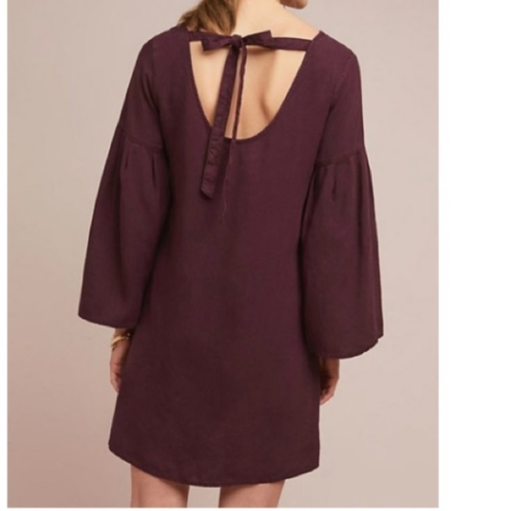Cloth and Stone bell sleeve dress with back tie
